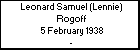 Leonard Samuel (Lennie) Rogoff