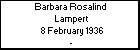 Barbara Rosalind  Lampert