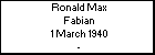 Ronald Max Fabian