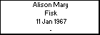 Alison Mary  Fisk