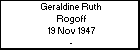 Geraldine Ruth  Rogoff