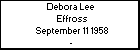 Debora Lee  Effross