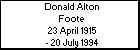 Donald Alton Foote
